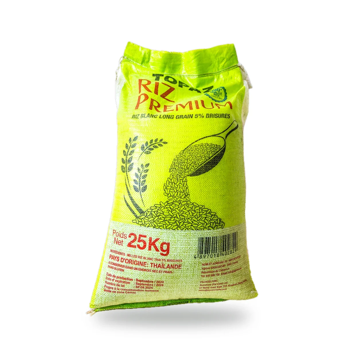 Riz Premium long grain 25 kg