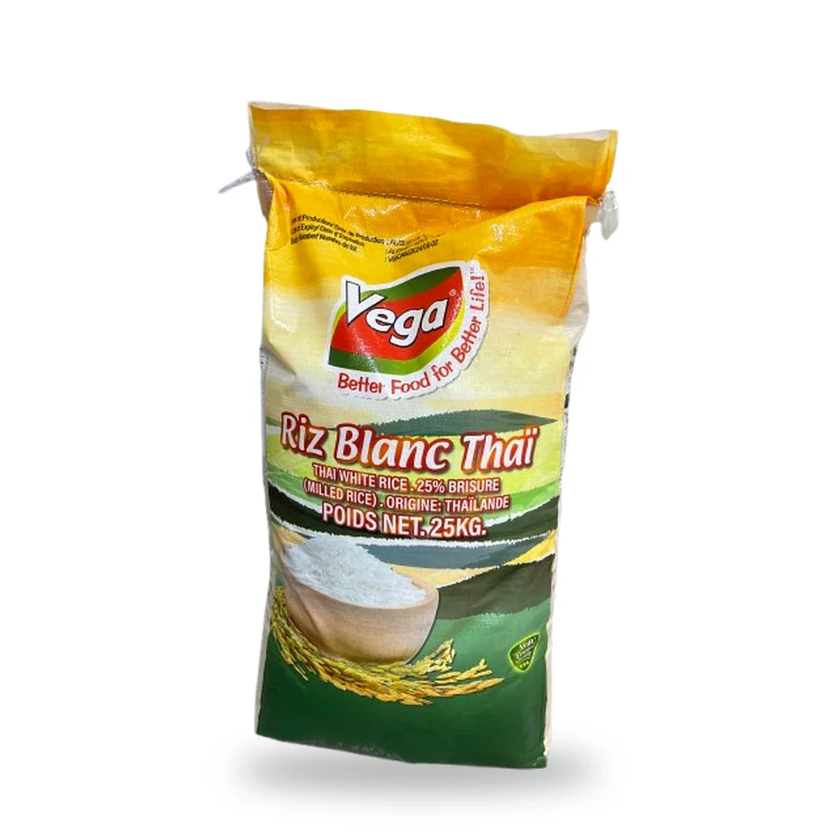Riz blanc thaï Vega 25 kg