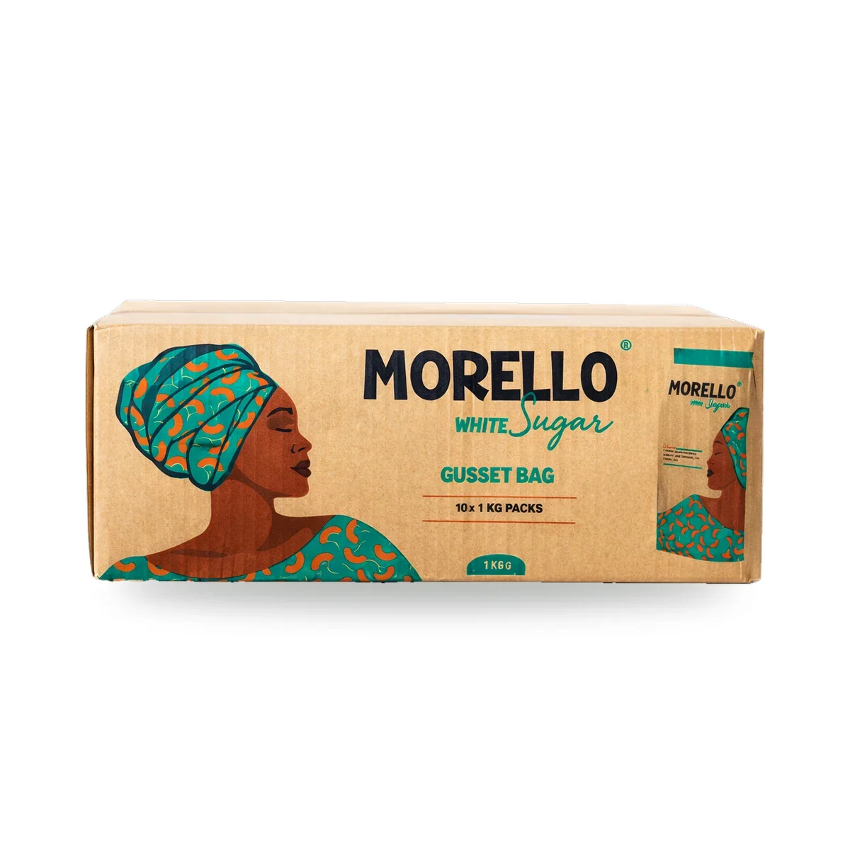 Sucre blanc Morello (carton 12 × 1 kg)